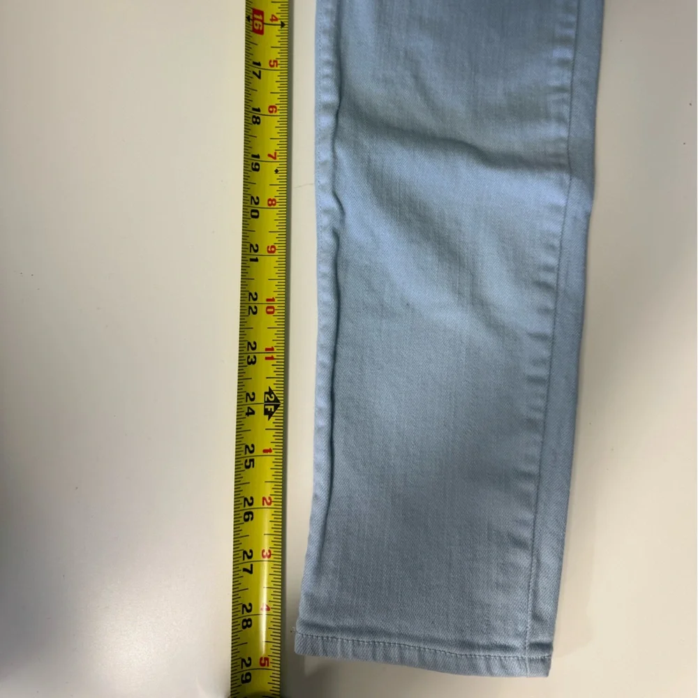 Michael‎ Kors Light Blue Skinny Jeans Womens Size 6 Mid Rise Stretch Denim